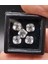 5.77 Ct 6x6 mm 5pcs Lot Square Natural White Topaz 1