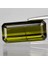 2.53 Ct Octagon Natural Unheated Yellowish Green Tourmaline Gemstone, Mozambique 1
