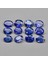12PCS Lot 3.52 Ct T.w Oval Blue Sapphire Gemstone, Ceylon 1