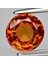 1.40 Ct 7 mm Round Natural Orange Hessonite Garnet Gemstone, Madagascar 1