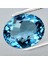 3.67 Ct 10.5x8.5 mm Vs Oval Natural London Blue Topaz Gemstone, Brazil 1