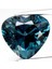 4.22 Ct 10x9 mm Vs Heart Natural London Blue Topaz Gemstone, Brazil 1