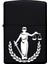 Adalet Terazisi Desenli Kişiye Özel Isimli Zippo Çakmak Benzinli Siyah Metal Çakmak 2 2