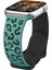 Watch 38-40-41-Watch 10 42MM Uyumlu Leopar Desenli Yüksek Kaliteli Leopar Silikon Kordon 1