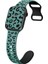Watch 38-40-41-Watch 10 42MM Uyumlu Leopar Desenli Yüksek Kaliteli Leopar Silikon Kordon 5