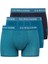 80515 Erkek Baskılı-Lacivert-Indigo Modal 3 Lü Boxer 2