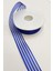Sax Mavi Saten Çizgili Şifon Kurdele 2,5cm X 25m (Hilton Kurdele) 1 Adet 1