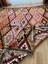 183X200 cm Siyah ve Sarı Renkli Geometrik Desenli Kilim, El Dokuma Vintage Kilim, Modern Bohem Ev Dekoru 4