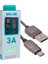 3 Amper Metal Yaylı Mıcro USB Data ve Şarj Kablosu 1 Metre (4832) 2