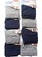 Erkek boxer pamuklu cotton 8'li ekonomik paket lacivert/gri çift renkli slim fit esnek yumuşak penye BGL8-2S 5