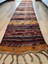 66X377 cm Koyu Renkli Uzun Kilim, El Dokuma Vintage Yün Halı, Geleneksel Anadolu Koridor Halısı, Harika Desenli Yolluk 1