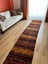 66X377 cm Koyu Renkli Uzun Kilim, El Dokuma Vintage Yün Halı, Geleneksel Anadolu Koridor Halısı, Harika Desenli Yolluk 4