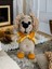 LotusHobiEvi Amigurumi Yelekli Şirin Köpüş 22CM Oyuncak 1