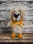 LotusHobiEvi Amigurumi Yelekli Şirin Köpüş 22CM Oyuncak 4