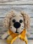 LotusHobiEvi Amigurumi Yelekli Şirin Köpüş 22CM Oyuncak 5