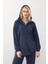 Kapüşonlu Premium Kumaş Sweat Pantolon Takım Indigo 7079-TK 5