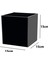 Siyah Kapaksız Çok Amaçlı Saklama Kutusu (15 cm x 15 cm x 15 cm ) 2
