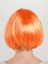 Turuncu Renk Parti Peruğu Küt Saç 2