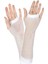 Uzun File Örgü Eldiven Beyaz Renk 4