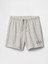 Erkek Bebek Gri Gap Logo Havlu Kumaş Relaxed Pull-On Şort 1