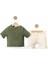 Günlük, Erkek Çocuk & Bebek Müslin Alt Üst Takım 3