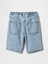 Erkek Çocuk Mavi Pull-On Loose Denim Şort 3