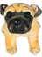 Havlayan Pug Köpek Peluş Oyuncak 25 cm 5