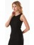 Basic Fitilli Halter Yaka Yırtmaçlı Elbise 5