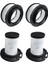 Adet Yedek Yedek Parça Hepa Filtre Rowenta ZR00907/ZR009008/RH98XX/99XX Elektrikli Süpürge Ön Arka Filtre (Yurt Dışından) 1