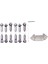 6 Adet Ayarlanabilir Metal Bağlantı Çekme Çubuğu Ön/arka Servo Bağlantı Wltoys A949 A959 A969 A979 K929 Rc Araba Yükseltme Yedek, Gri (Yurt Dışından) 1