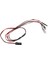 4 LED Işıklar Farlar 1/24 Rc Paletli Araba Eksenel SCX24 90081 AXI00001 AXI00002 Yükseltme Parçaları (Yurt Dışından) 2