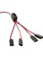 1 Adet Rc Servo Uzatma 1 Ila 4 Y Tel Kablo LED Işık Kontrolü Güç Anahtarı Jr Futaba Rc Modeli (Yurt Dışından) 4