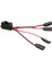 1 Adet Rc Servo Uzatma 1 Ila 4 Y Tel Kablo LED Işık Kontrolü Güç Anahtarı Jr Futaba Rc Modeli (Yurt Dışından) 5