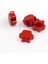 Adet Alüminyum Jant Göbeği Kapağı Anti-Toz Kapağı 17MM Altıgen Somun 1/8 Rc Araba Için, Kırmızı (Yurt Dışından) 4