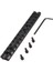 14CM Dürbün Montajı Picatinny / Weaver Rail Ray Dürbünü Montajı 13 Yuva Siyah (Yurt Dışından) 1