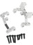 Metal Çekme Çubuğu Tabanı Koltuk Aks Yukarı Servo Braketi Dağı Wpl C14 C24 C14K C24K 1/16 Rc Araba Kamyon Yükseltme Parçaları, Gümüş (Yurt Dışından) 1