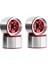 4 Adet 1.0 Inç Alüminyum Alaşımlı Beadlock Tekerlek Göbeği Jantları Rc Paletli Araba Eksenel SCX24 1/18 TRX4M Tekerlekler Parçaları, Kırmızı (Yurt Dışından) 1