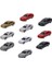 10 Paket 1/87 Mini Model Araba Boyalı Araba Modelleri Bina Tren Sahne Bina Tren Düzeni Seti Modeli (Yurt Dışından) 1