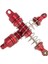Adet Metal Ön ve Arka Amortisör Yayı Damperleri Losi 1/18 Mini-T 2.0 2WD Stadyum Kamyon Yükseltme Parçaları Kırmızı (Yurt Dışından) 3