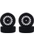 68MM 1/10 Rc Araba Yarışı Lastikleri Yol Touring Drift Araba Lastiği Tekerlekler Tamiya TT01 TT02 TT02B XV01 TA06 Ptg-2, Siyah (Yurt Dışından) 1
