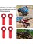 10 Adet M3 Küresel Mafsal Bağlantı Çubuğu Çubuk Contaları Bilyalı Kafa Rot Ucu 1/10 Rc Kamyon Araba Kamyon Buggy Kırmızı (Yurt Dışından) 2