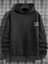Unisex No Pain Sırt Baskılı Oversize Kapşonlu Sweatshirt 2