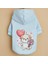Kedi Köpek İçin Sevgililer Günü Açık Mavi Kapüşonlu Sweatshirt 1
