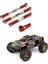 Wltoys 104009 104016 104018 12401 12402 12403 12409 Yükseltme Parçaları Için Metal Direksiyon Bağlantı Çubuğu Servo Çubuk Servo Korna Kolu, 1 (Yurt Dışından) 5