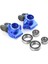 Metal Arka Göbek Taşıyıcı Direksiyon Mafsalı 1/8 Arrma Kraton Outcast Blx 6 S V5 Rc Araba Yükseltme Parçaları Aksesuarları, Mavi (Yurt Dışından) 1