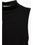Hafif Dik Yaka Kolsuz Drapeli Slim Fit Midi Kalem Elbise 5