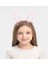 LED Işıklı Peluş Pofuduk Tavşan Kulak Tavşan Taç Pembe 17 x 23 cm 1