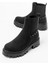Siyah Zümrüt Lastikli Günlük Kadın Bot 1