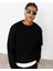 Bisiklet Yaka Basic Sweatshirt 2