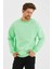 Bisiklet Yaka Basic Sweatshirt 2